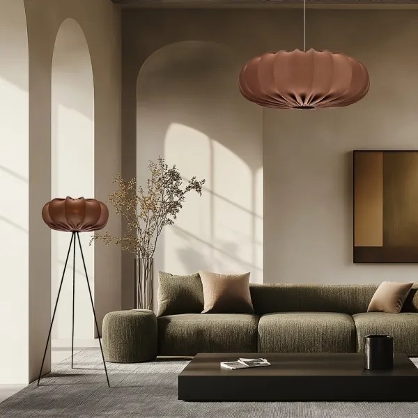 Lampadar CAFEE 1xE27/40W/230V maro/negru