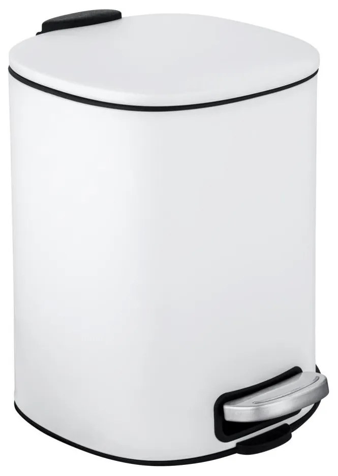 WENKO 24779100 - Coș ALASSIO 20,5 x 27 cm, alb/negru