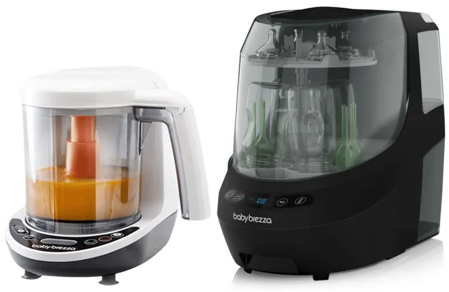 Pachet Bebe-Start 18 - Robot de bucatarie One Step Baby Food Maker + Bottle Washer Pro Black