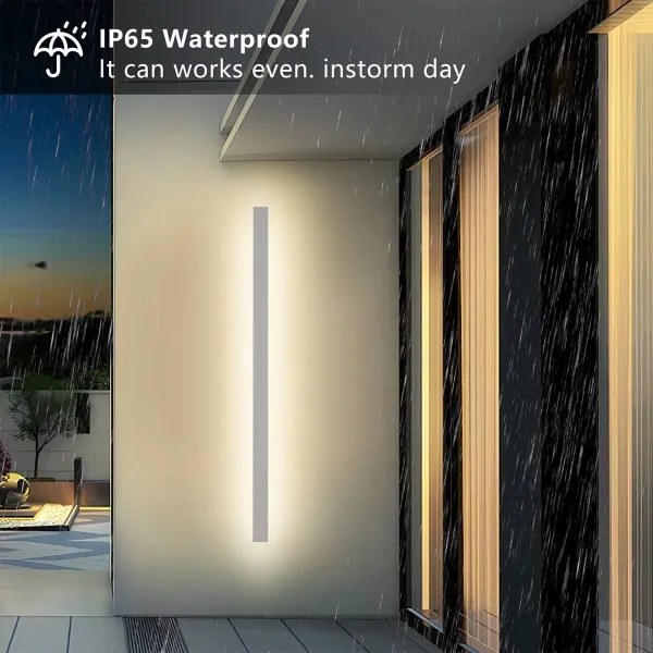 BRILAGI - Aplică LED de exterior LINEAR, 32W, 230V, 3000K, IP65, 140 cm, albă, CRI 90