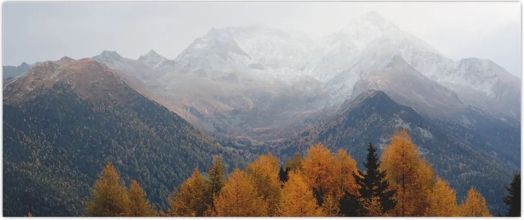 Tablou - Crestele munților (120x50 cm)