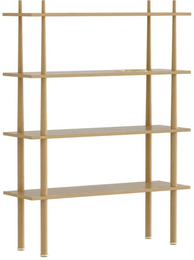 Sistem modular de rafturi în culoare naturală cu aspect de lemn de stejar 110x148 cm Stories – UMAGE