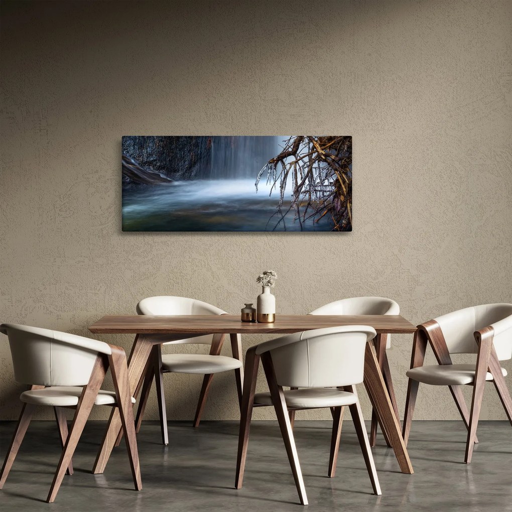 Tablou - Laguna de iarnă (120x50 cm)