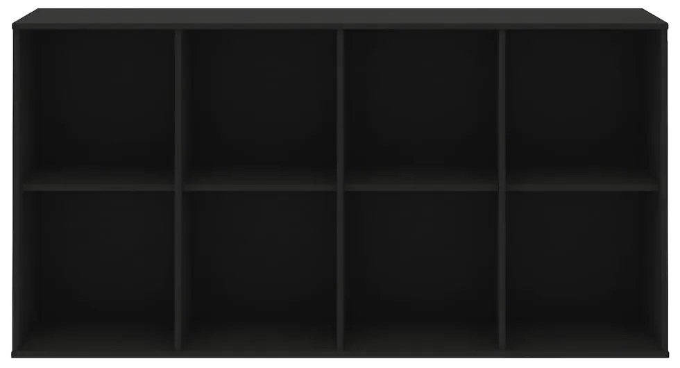 Sistem de rafturi modulare negru 136x69 cm Mistral Kubus - Hammel Furniture