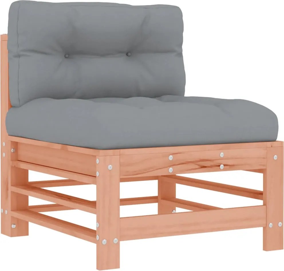 vidaXL Canapea de mijloc cu perne, lemn masiv douglas