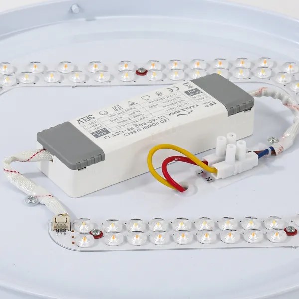 Brilagi - Plafonieră WOODROUND LED, 30W, 230V, 3000/4000/6000K, Ø 40 cm