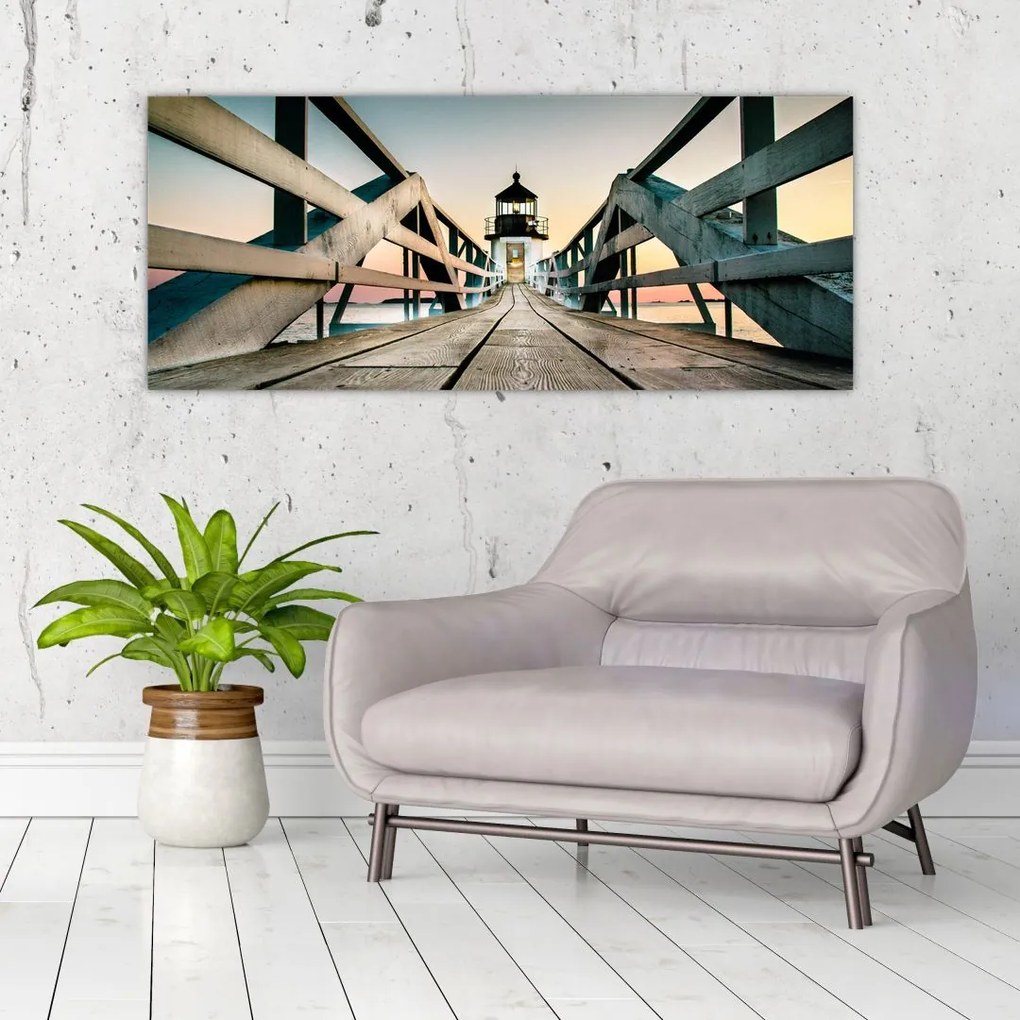 Tablou - pe dig (120x50 cm)