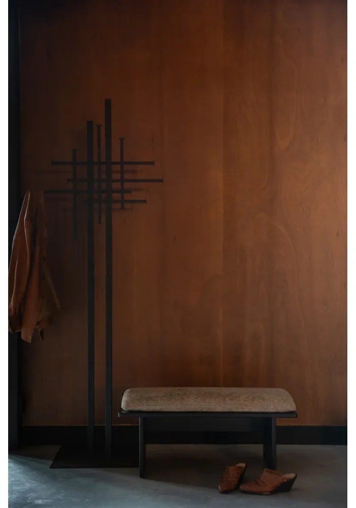 Cuier negru din oțel 71x185 cm Rumex – Dutchbone