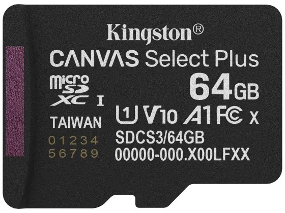 64GB micSDXC Canvas Select Plus Gen3 100