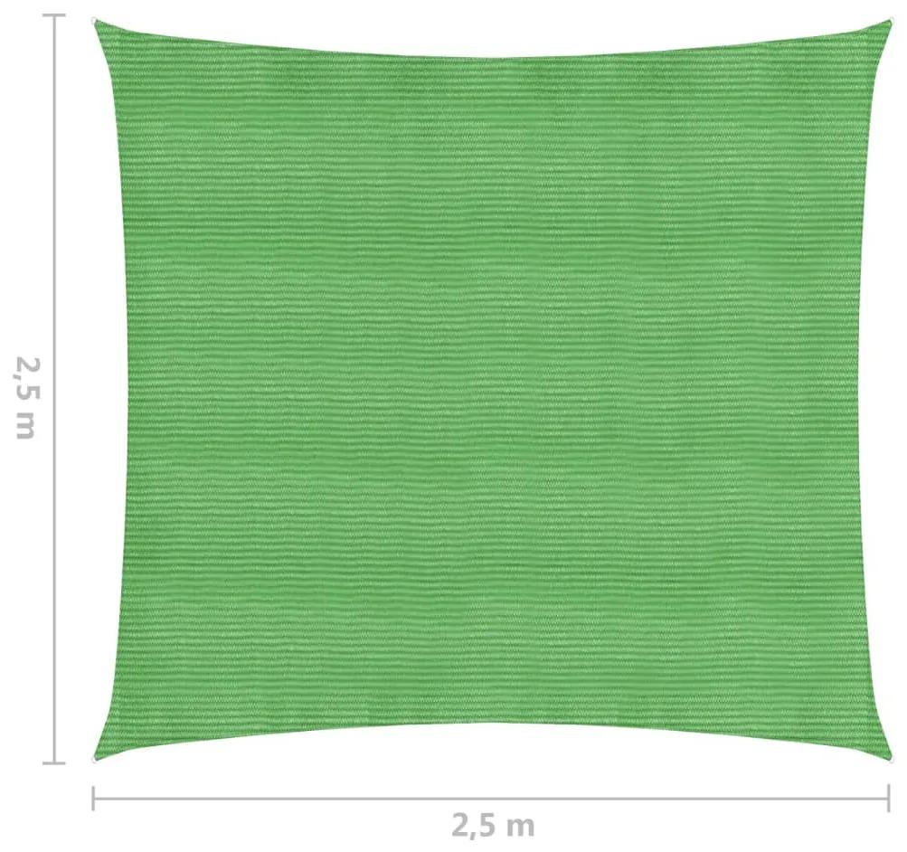 Panza parasolar, verde deschis, 2,5x2,5 m, HDPE, 160 g m   Lysegronn, 2.5 x 2.5 m
