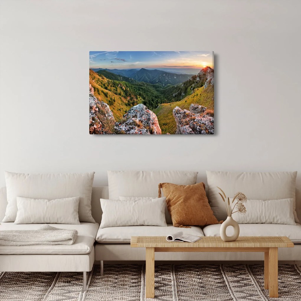 Tablou - Peisaj montan (90x60 cm)