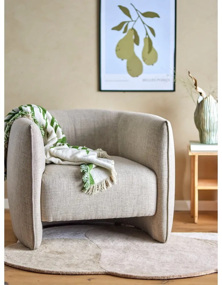 Fotoliu bej Bacio – Bloomingville