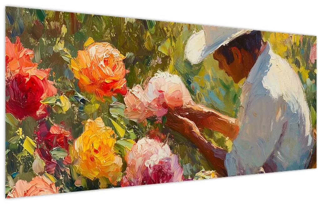 Tablou - Grădinar (120x50 cm)