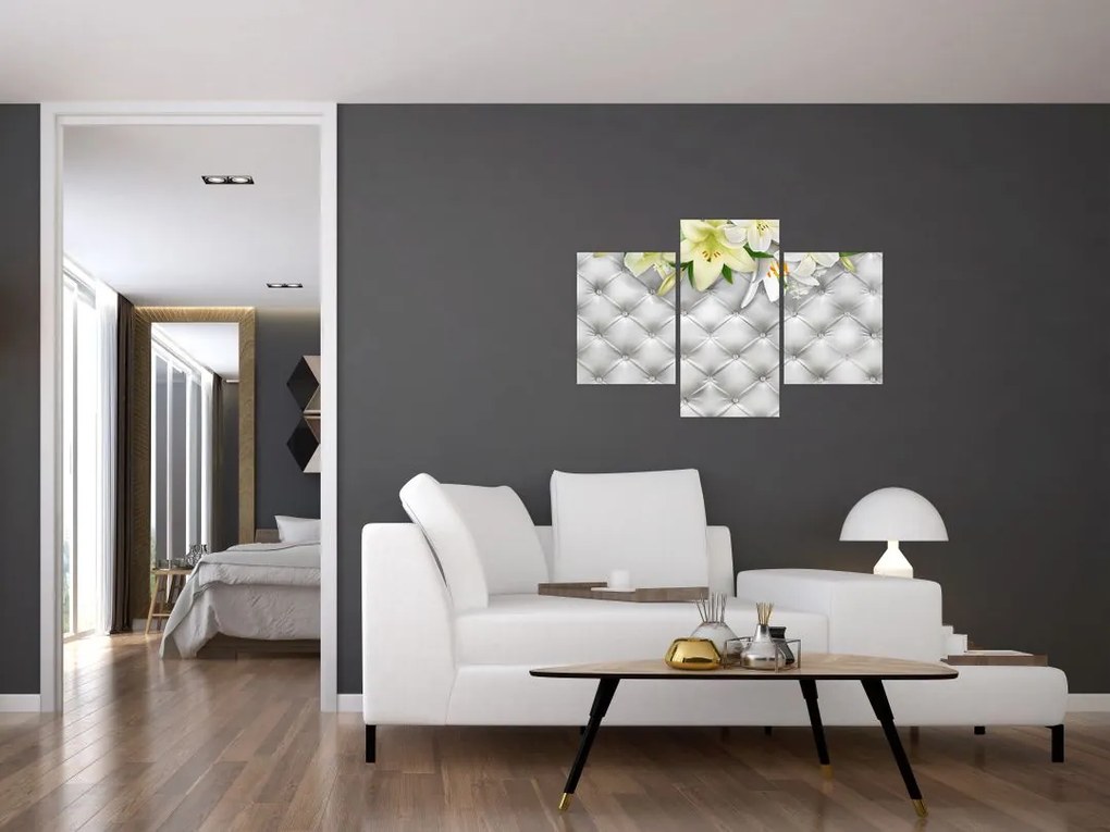 Tablou cu flori de crin (90x60 cm)