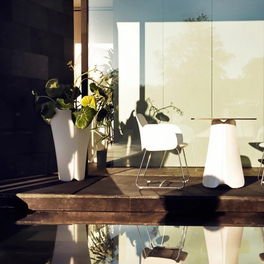 Ghiveci flori / Jardiniera plante de exterior / interior design modern premium PEZZETTINA PLANTER 50x50x85 56009R Vo