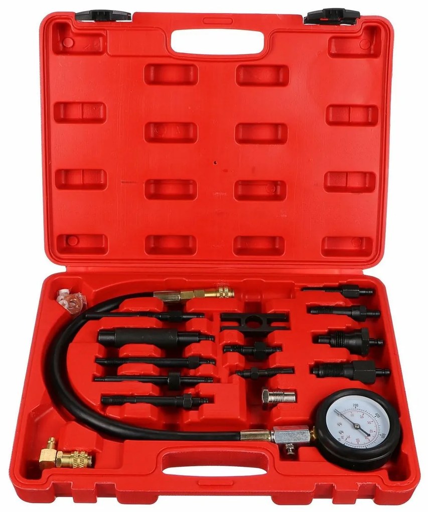 Sixtol Kit test compresie diesel MECHANIC ENGINETESTER 23, 0-70 bar, 23 buc