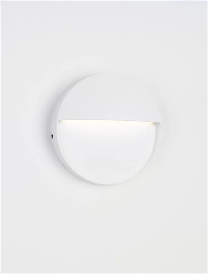 Spot LED aplicat iluminat exterior ambiental IP54 TOBY D-11cm alb