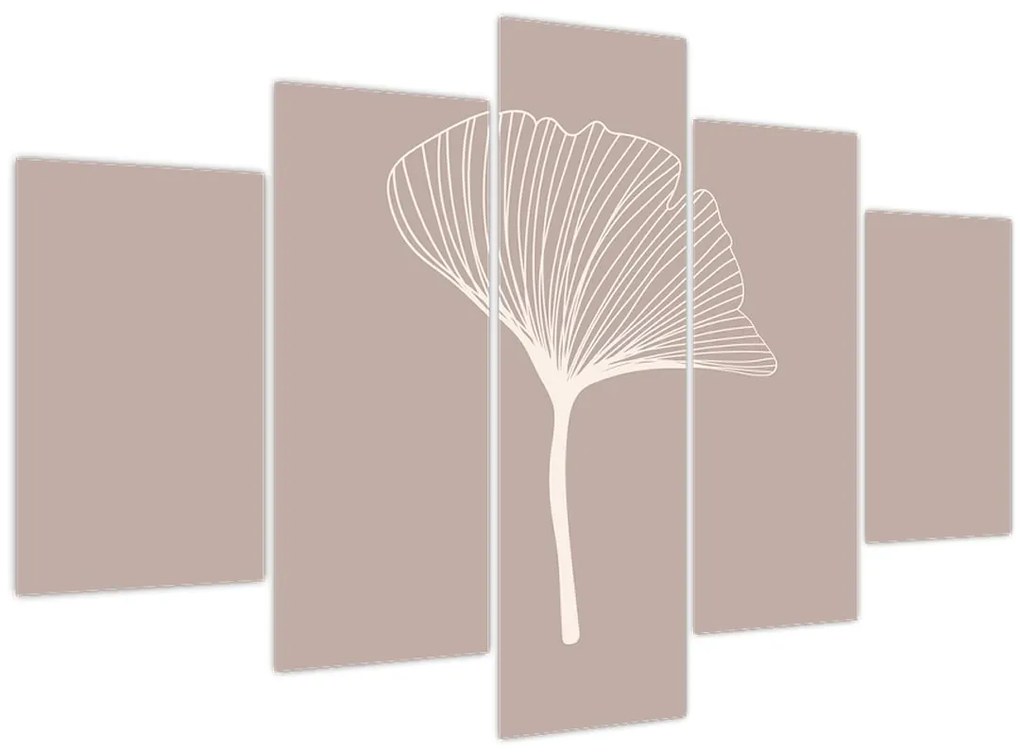 Tablou - Frunze bej N⁰5 (150x105 cm)