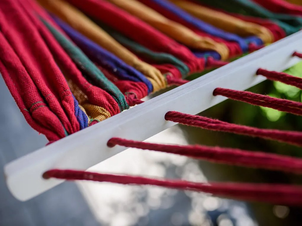 Hamac colorat cu perna HAMAK pentru 2 persoane 190x150 cm