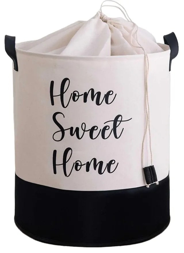 Coș de depozitare de depozitare din material textil ø 37x40 cm – Mioli Decor