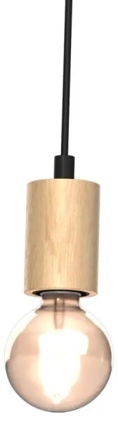 Lustră aplicată VIGA 3xE27/60W/230V lemn