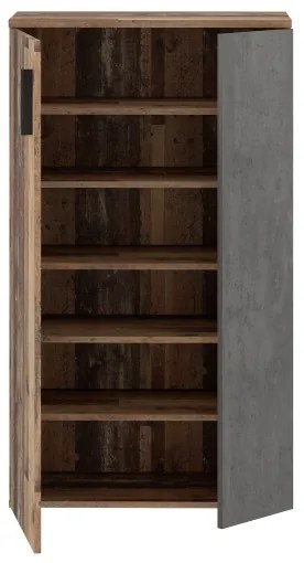 Pantofar ETON, maro/antracit