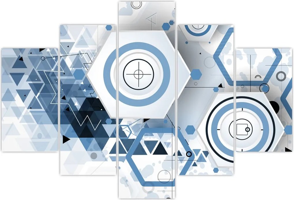 Tablou - Abstract geometric (150x105 cm)