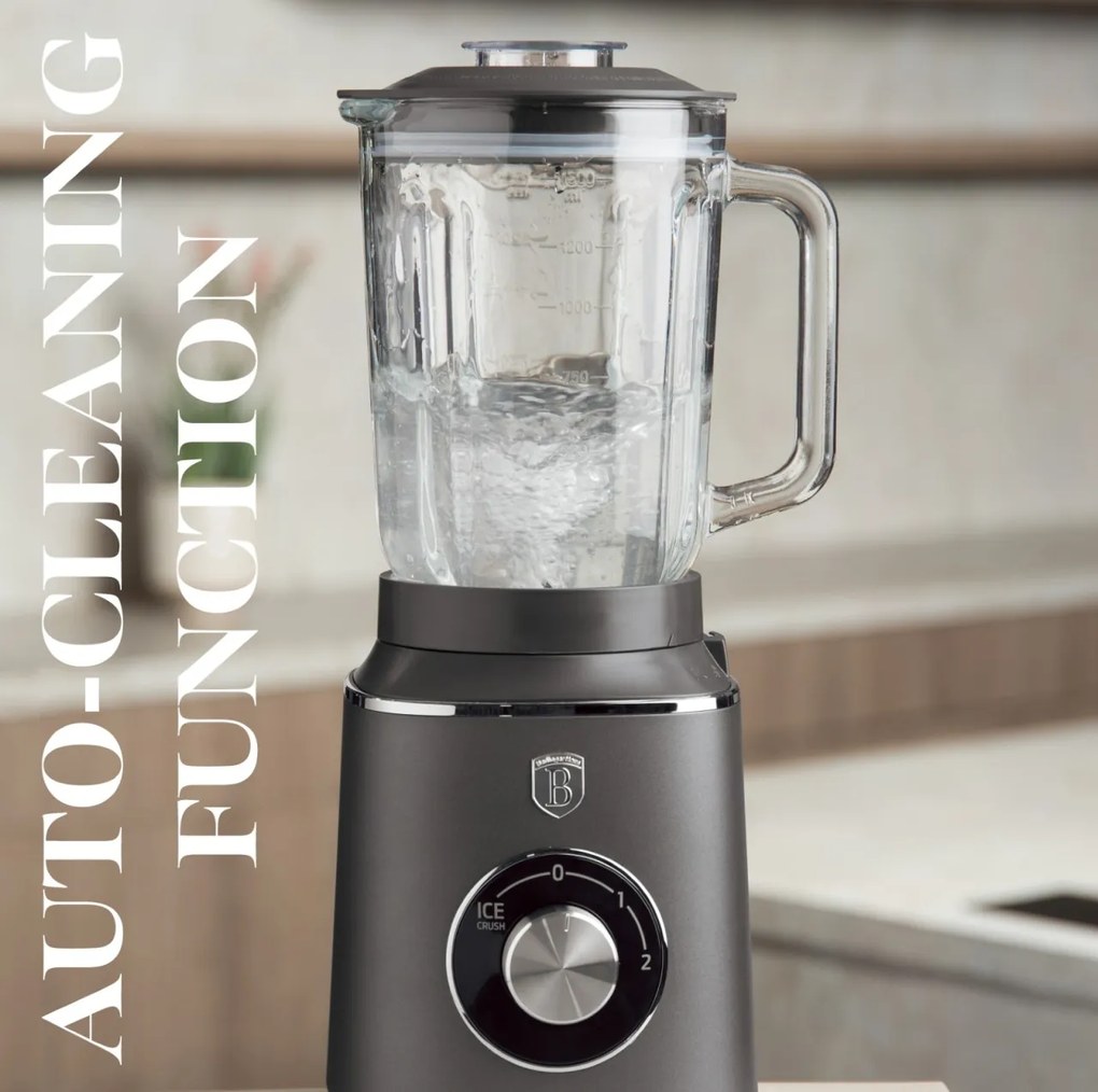 Blender cu bol de sticla Antracit Berlinger Haus BH 9539