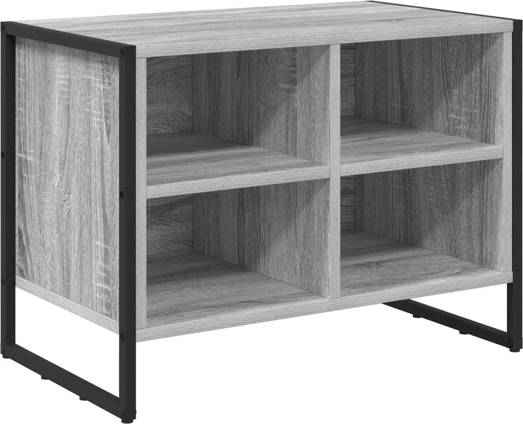 vidaXL Dulap pentru pantofi Gri Sonoma 60 x 35 x 44 cm Lemn compozit