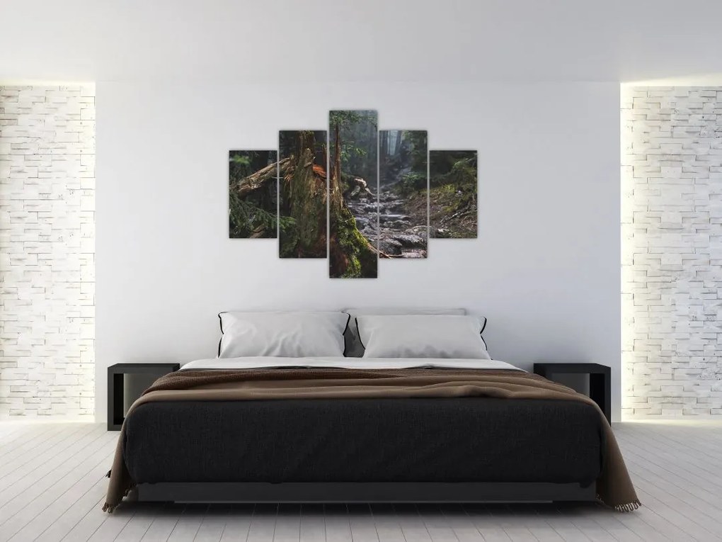 Tablou - În pădure (150x105 cm)