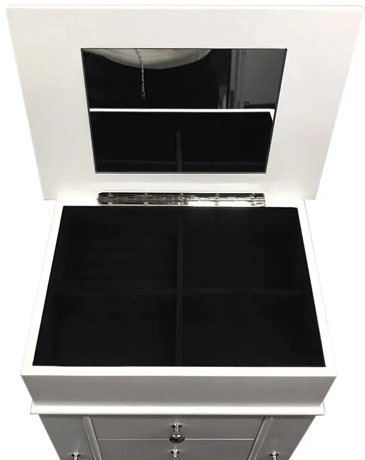 Dulap bijuterii, alb