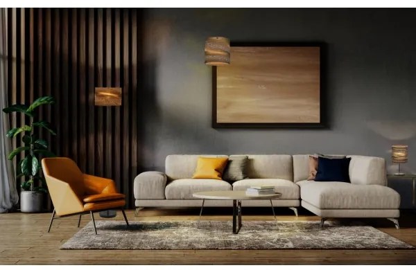 Lampă de masă Ledvance DECOR CARDBOARD 1xE27/15W/230V d. 20 cm