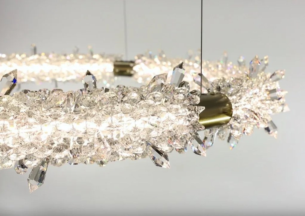 Lustra LED LUX moderna design circular D105 GLACEE 03