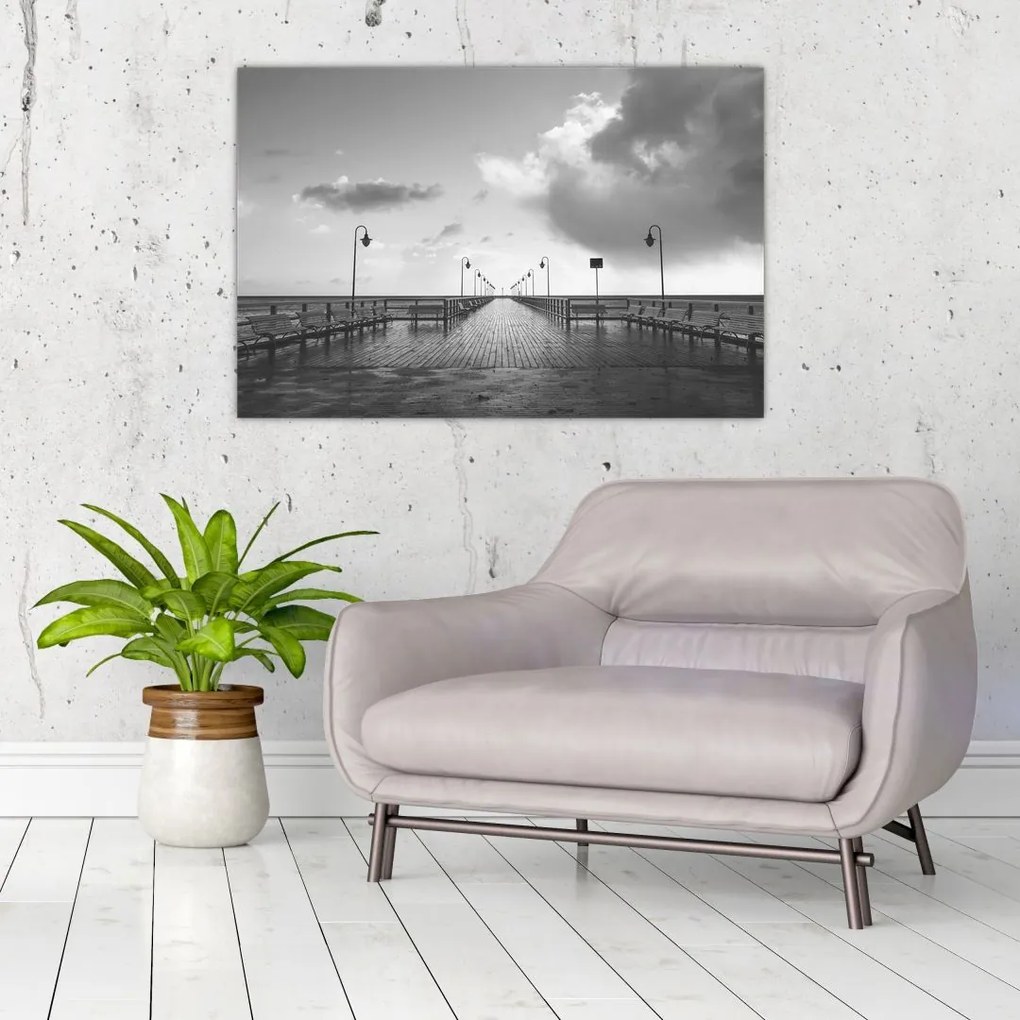 Tablou - Promenada la mal (90x60 cm)