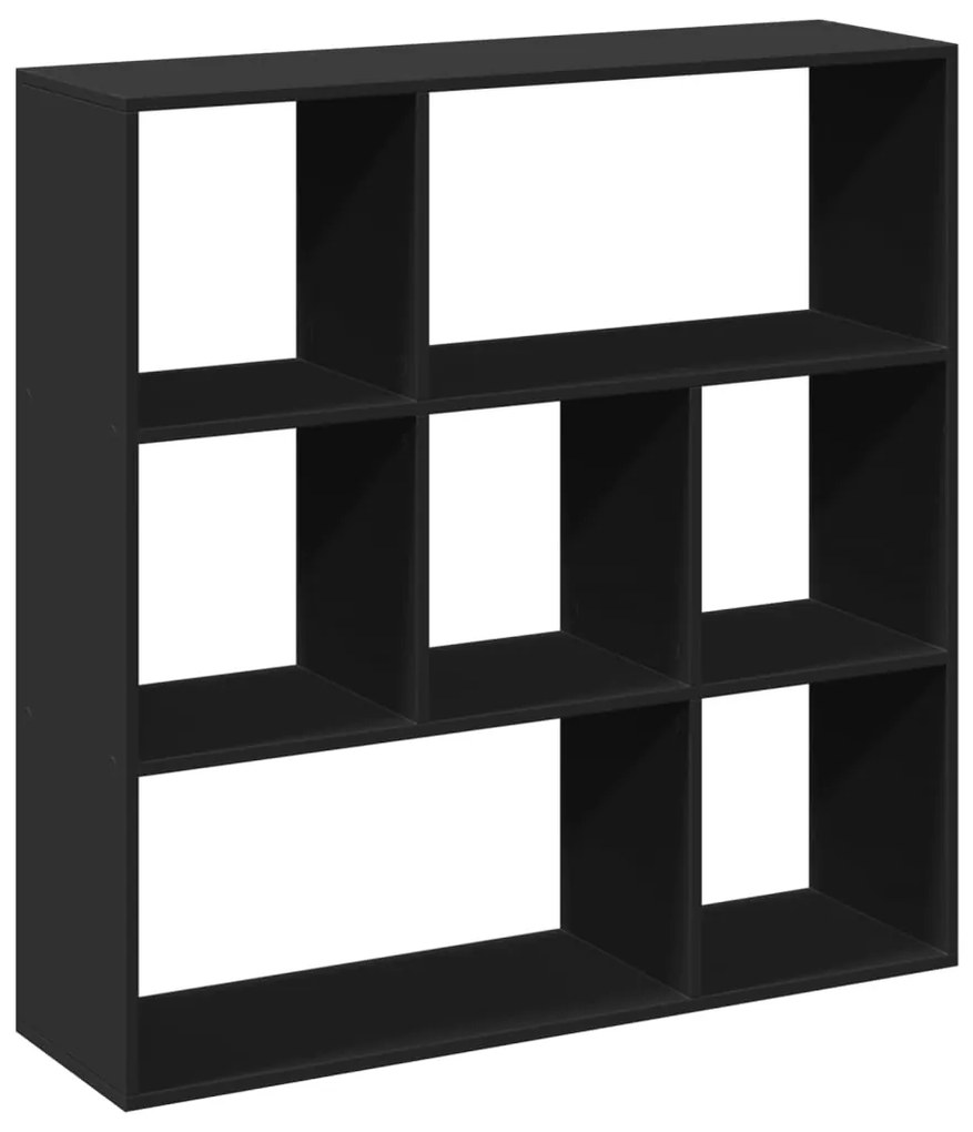 858049 vidaXL Bibliotecă/separator cameră negru 102x29x103,5 cm lemn