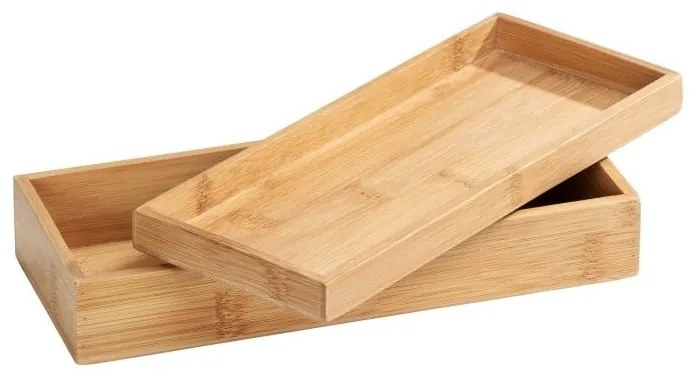 Cutie din bambus cu tăviță Wenko Terra