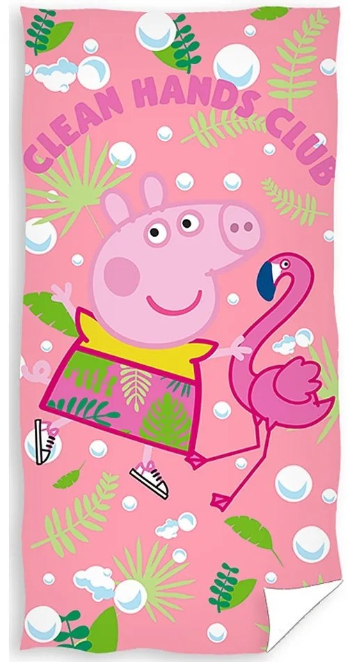 Prosop Peppa Pig și Flamingo Roz,70 x 140 cm