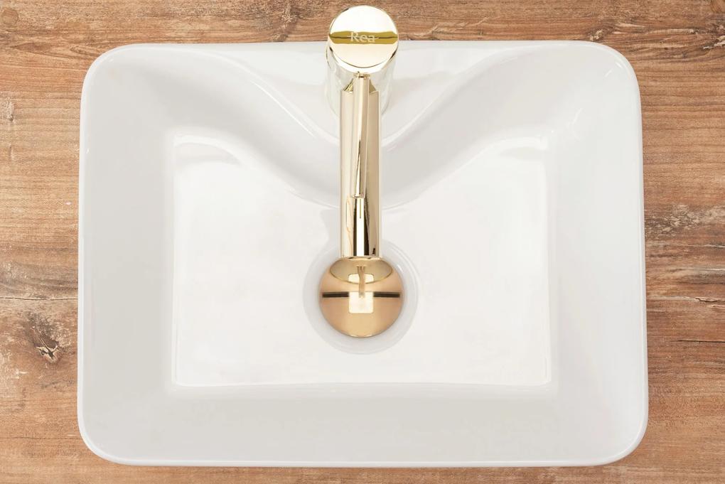 Lavoar Kelly Mini ceramica sanitara Alb – 41 cm
