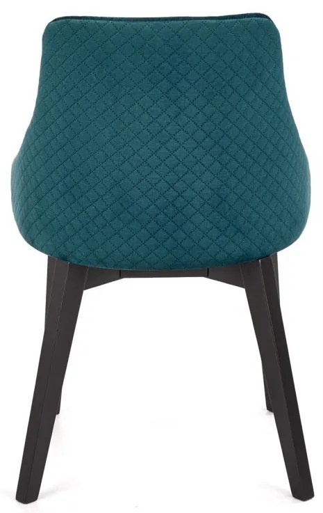 Scaun Toledo 3 velvet verde inchis/Karo4/Monolith 37