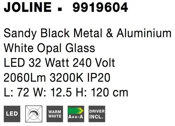 Lustra suspendata moderna cu 4 surse de lumina LED JOLINE