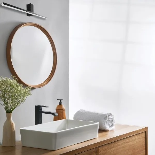 Aplică LED pentru oglindă de baie ARTEMIS LED/13,8W/230V 4000K 60 cm IP44 negru