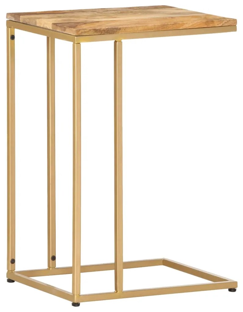 vidaXL Masă laterală, 35x45x65 cm, lemn masiv de mango