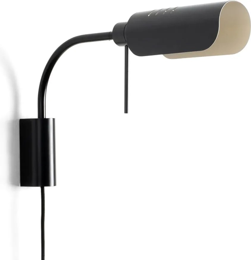 Aplica metal stil retro abajur ajustabil MARTINICA S negru