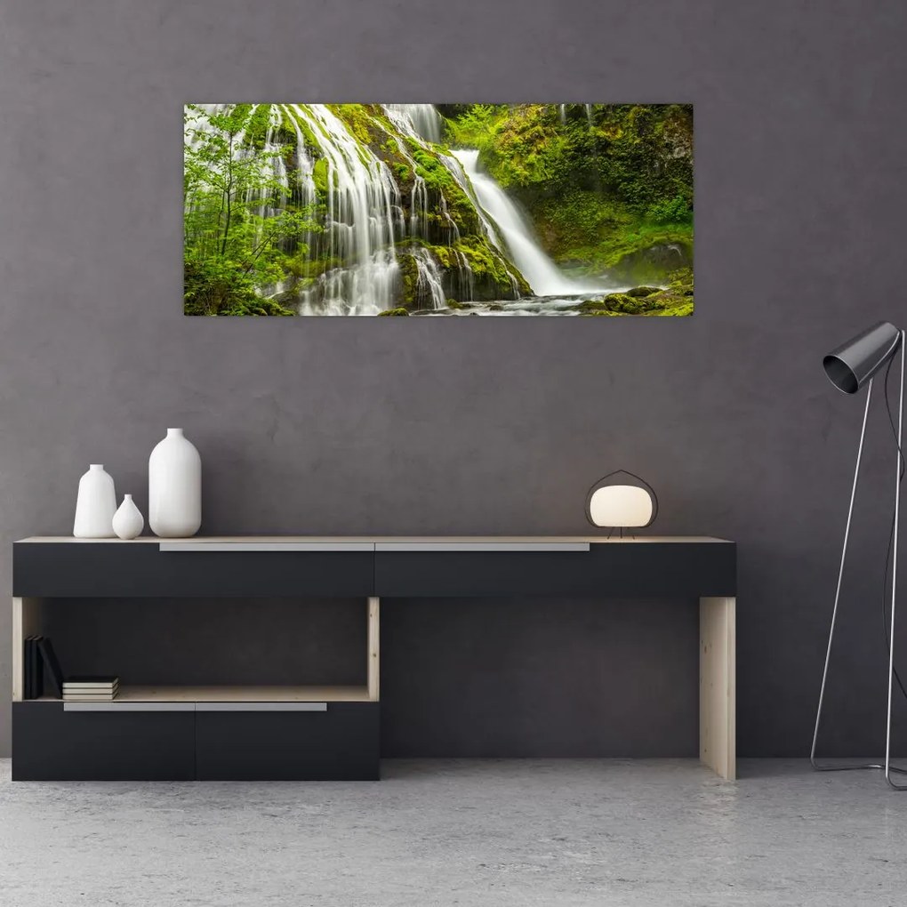 Tablou - Cascada, Wind River Valley (120x50 cm)
