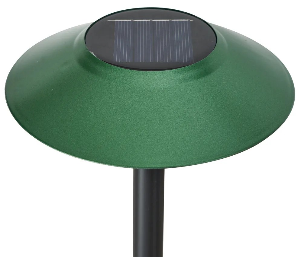 Set de 4 spoturi cu țăruș verzi, inclusiv LED, solar IP44 - Mushroom