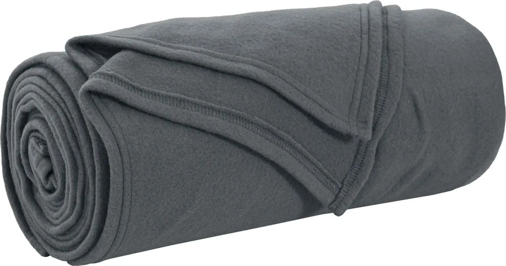 vidaXL Pături de aruncat 24 pcs Gri închis 170 x 130 cm Molton