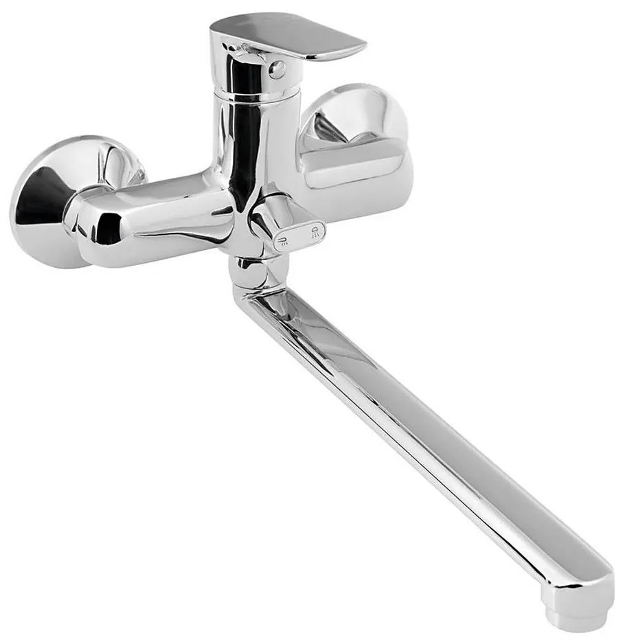 Baterie de lavoar/cadă Aqualine LOTTA crom lucios