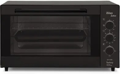 Cuptor electric Zilan 35 Litri, tava, termostat reglabil, timer, 1200 W