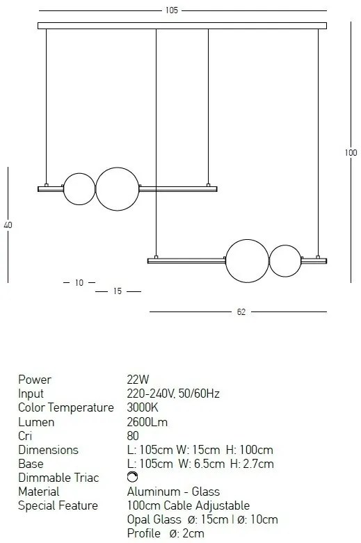 Lustra moderna design deosebit LED dimabil Leola