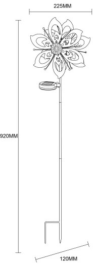 Globo 36571 - Decorațiune solară LED 0,06W/3,2V IP44